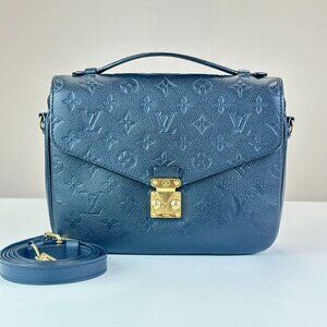 Louis Vuitton Black Empreinte Leather Metis Shoulder Bag Crossbody